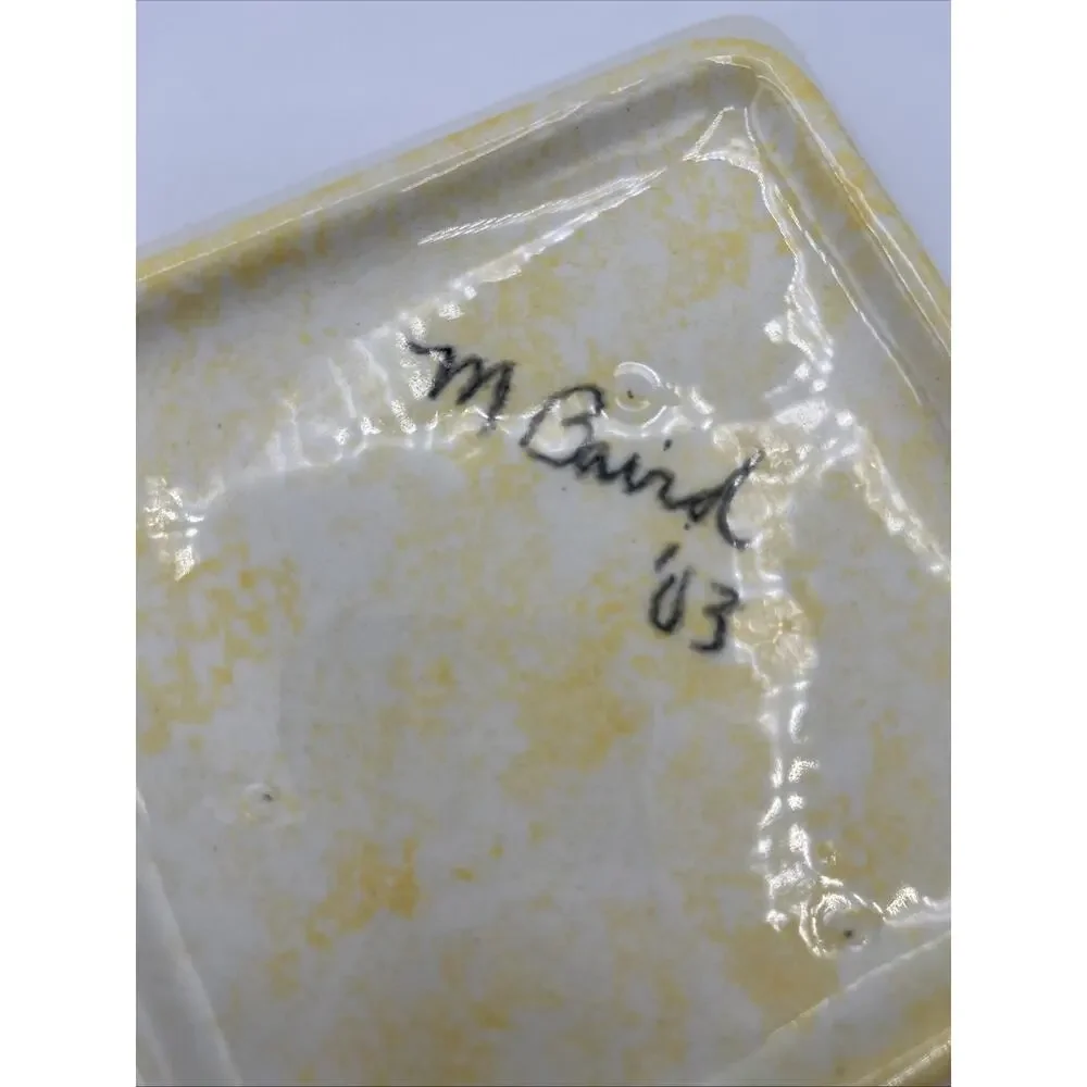 Hand Painted Ceramic Spanish Trinket Dish 8